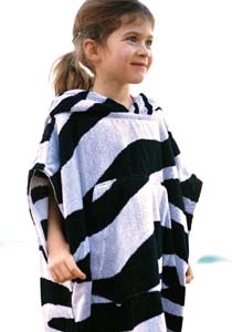 Girls Hooded Poncho