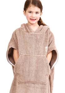 Girls Towelling Poncho